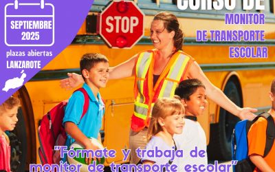 En Septiembre’25, Formación de Monitor de Transporte Escolar