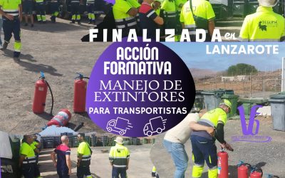 Transportar con seguridad también significa estar preparado para actuar ante el fuego
